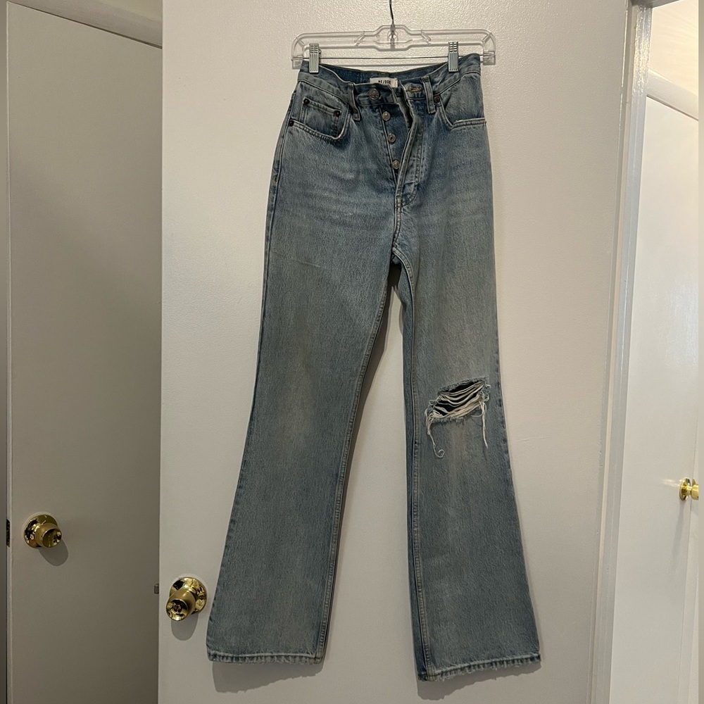 Re/Done Straight Leg Jeans